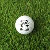 Cartoon Panda Ball 6pcs Golf Balls Cartoon Panda Training Practice Game Memorial Child Training view 2