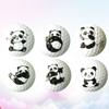 Cartoon Panda Ball 6pcs Golf Balls Cartoon Panda Training Practice Game Memorial Child Training view 3