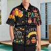 Happy Birthday to You Men's Shirts Short Sleeve Button Down Beach Hawaiian Shirts Casual Tee Tops with Pocket XS view 2
