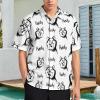 Funny Husky Face Men's Shirts Short Sleeve Button Down Beach Hawaiian Shirts Casual Tee Tops with Pocket M view 2
