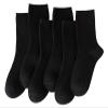 ACCFOD 9-11 Black Crew Socks for Women Soft Thin Athletic Cotton Socks for Women Girls view 1