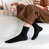 ACCFOD 9-11 Black Crew Socks for Women Soft Thin Athletic Cotton Socks for Women Girls view 4