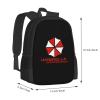 REFYLD Resident Umbrella Evil Corp Symbol Travel backpack Woman'S Mens Outdoor Bag Large Capacity Sports Travel Work Leisure Fashion Bag view 4