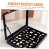 Cabilock Medal Jewelry Display Box Top Beads Earrings Sponge view 2