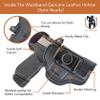 Maxx Carry IWB Inside The Waistband Leather Holster, Optic Ready, for SIG P320 RXP XCOMPACT Compatible with Most Red Dot Sight Optics view 2