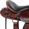 Western Horse Saddle TACK Headstall REINS Breastplate Hand Carved Cowhide Leather Pleasure Trail Endurance Riding Set ME-WLS-125 (12" Seat) view 4