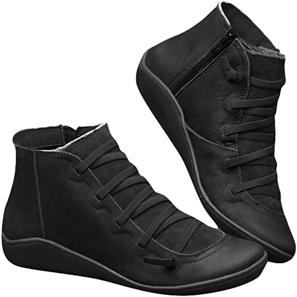 Ladmiple Cowgirl Boots Women Pink And Brown Women's Cowboy Boots Western Fashion Ankle Cowgirl Boots Combat Short Booties Round Toe High Top Casual Walking Shoes