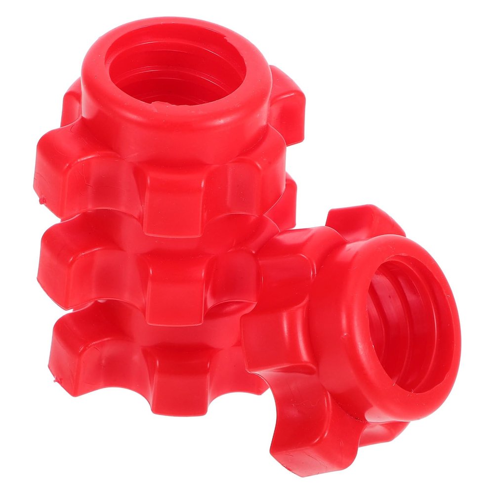 4Pcs Dumbbell Spinlock Collars - Barbell Rod Nut Collars Non-Slip Dumbbell Bar Nut Screw Clamps for Fixed Fitness Equipment Weight Training