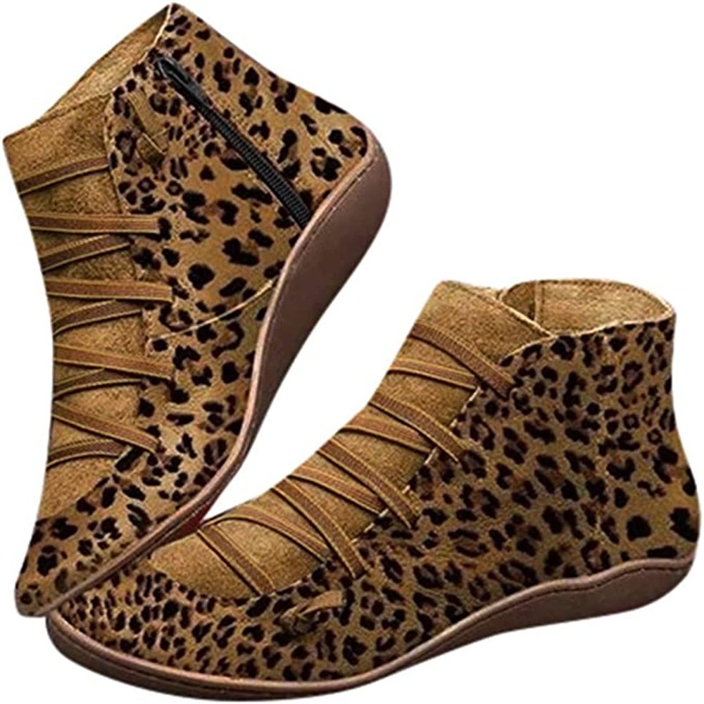 Ladmiple Cowgirl Boots Women Black Comfortable Womens Fashion Ankle Booties Causal Combat Boots Cowboy Cowgirl Western Short Booties Round Toe High Top Winter Walking Shoes