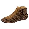 Ladmiple Cowgirl Boots Women Black Comfortable Womens Fashion Ankle Booties Causal Combat Boots Cowboy Cowgirl Western Short Booties Round Toe High Top Winter Walking Shoes view 2