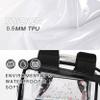 KIDNUO Clear Backpack for Girls,Clear Bookbag Heavy Duty Transparent Backpacks for Stadium Events, See Through Back Pack for Kindergarten Elementary Middle High School (Black) view 3