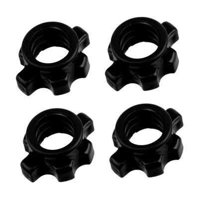 4 Pcs fitness barbell collar dumbbel non-slip gym machines for home belt ring dumbbell bar screw Lavalier barbell nut cap dumbbell hexagon nut dumb bells household