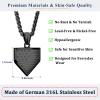 LAOYOU Sentimental Home Plate Baseball Gift with Box | To My Boyfriend Necklace Stainless Steel Inspiring American Flag Scripture Birthday Christmas Gift Black Bible Verse Always Remember view 4