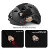 NECARL Tactical Helmet Light Military with IR + Red LED Task Lamp, Survival Signal Light with 4 Mount Accessories for Fast Mich Helmet Molle System 20mm Picatinny Rail for Outdoor Sports view 3