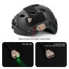 NECARL Tactical Helmet Light Military with IR + Green LED Task Lamp, Survival Signal Light with 4 Mount Accessories for Fast Mich Helmet Molle System 20mm Picatinny Rail for Outdoor Sports view 3