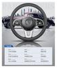 FUERU Car Steering Wheel Cover Set Universal Car Steering Wheel Genuine Leather Grip Comfortable Fashion Car Interior Gifts (Color : 1#) view 2