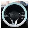 FUERU Car Steering Wheel Cover Set Universal Car Steering Wheel Cover Genuine Leather Four Seasons Universal Fashion Car Interior (Color : 2#) view 1