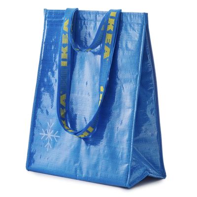 BFSEALS Cooler Bag Insulated more 1 Carrier Bag, 1 pcs. Economic and Elegant Design, Blue IK Frakta, 15 x 15 x 7 in. Collapsible, Reusable, Durable, Perfect for outdoor activities..