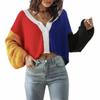 Cardigan Sweaters for Women Long Sleeve Knitted Cardigans V-Neck Cardigans (as1, Alpha, s, Regular, Regular, Red and Blue) view 2