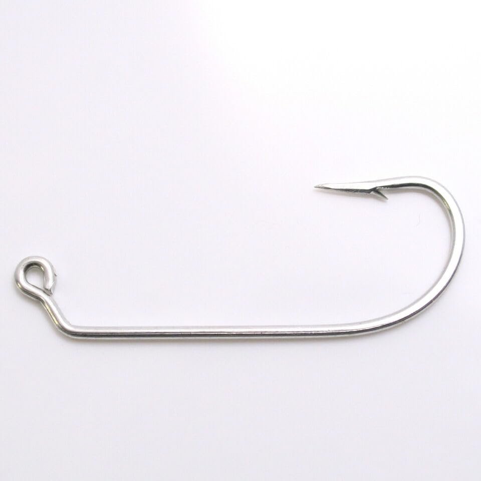 100 - Eagle Claw 413 Sea Guard O'Shaughnessy Heavy Wire Fishing Jig Hooks 6/0
