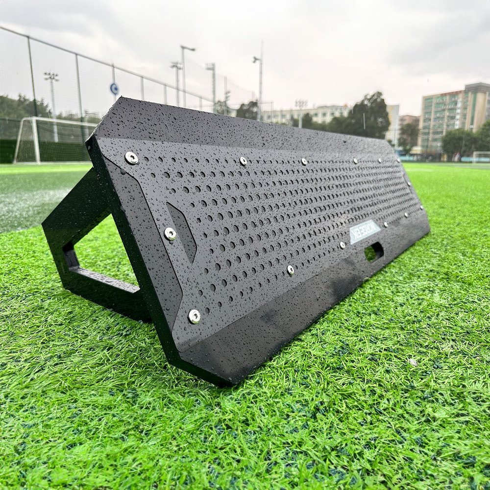 Norge Eik SteelRebound: Stainless Steel Soccer Rebounder with HDPE Board - Enhanced Rebound Performance, Stability, and Durability (Black)