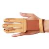 BESPORTBLE Leather Archery Gloves Three-Finger Finger Protection Gloves for Archery Shooting Hunting view 3