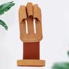 BESPORTBLE Leather Archery Gloves Three-Finger Finger Protection Gloves for Archery Shooting Hunting view 4