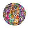 FRESQA Oil Cute Schnauzer Dogs Adult Sunshade Fisherman's Hat,This Hat is Suitable for Camping,Fishing,Or Any Outdoor Activity view 4