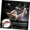 Anneome Handed Finger Tab for Women Brown Cow Leather Finger Protector Recurve Bow Arrow Efficient Finger Protection Gear view 3