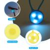 PATIKIL LED Running Light, 2 Pack Silicone Rope Bike Safety Light Running Lights for Runners, Cycling, Dog Walking, Yellow view 3