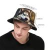 FRESQA Cute Husky Adult Sunshade Fisherman's Hat,This Hat is Suitable for Camping,Fishing,Or Any Outdoor Activity view 3