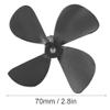Socobeta Boat 4Blades Propeller, Boat Propeller Small Convenient to Install 4 Blade Propeller Boat Props for Underwater Propeller view 3