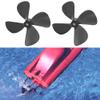 Socobeta Boat 4Blades Propeller, Boat Propeller Small Convenient to Install 4 Blade Propeller Boat Props for Underwater Propeller view 4