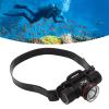 Aatraay Diving Headlamp 1500LM Yellow Light LED Diving Head Lamp IPX8 Waterproof Underwater 80m Depth Headlight view 4