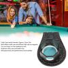 VINGVO Billiard Chalk Holder Lightweight Aluminum Alloy and Leather Octagonal Magnetic Snooker Chalk Holder for Snooker Competition view 2