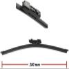 HBZYD Rear Windshield Wiper Arm Blade Set,Fit for Sk-oda Yeti Hatchback 2009 Onwards 280mm Rear Windshield Wiper Blade and Arm Replacement view 3