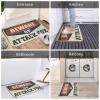 Doormat Fall Beware of Attack Fox Rug Anti Slip Mat Fall Mats for Front Door (Size : 50X80CM) view 2