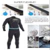 clhjinruoliu Diving Suit 5MM Neoprene Wetsuit for Men Back Zipper Scuba Diving Underwater Hunting Surfing Clothes Pants Keep Warm Wetsuit,XL view 3