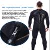 clhjinruoliu Diving Suit 5MM Neoprene Wetsuit for Men Back Zipper Scuba Diving Underwater Hunting Surfing Clothes Pants Keep Warm Wetsuit,XL view 4