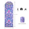 AILONEN Rainbow Sleeping Bag for Girls Women, 3 Seasons Adult Teens Travel Camping Hiking Outdoor Waterproof & Lightweight Sleeping Bag,with Compact Carrying Bag view 2