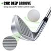MAZEL Golf Individual Iron 1,2,3,4,5,6,7,8,9, Golf Iron with Steel Shafts for Right Handed Golfers (Stainless Steel,Black Silver, 8 Iron, Stiff, Right) view 2