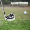 MAZEL Golf Individual Iron 1,2,3,4,5,6,7,8,9, Golf Iron with Steel Shafts for Right Handed Golfers (Stainless Steel,Black Silver, 8 Iron, Stiff, Right) view 4
