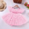 Butterfly Birthday Dress Toddler: 1st 2nd First Birthday Outfit Girl Baby Cake Smash Photoshoot Formal Party Dresses Kids Off Shoulder Tulle Pageant?Wedding Evening Gown Pink Butterfly 12-18 Months view 3