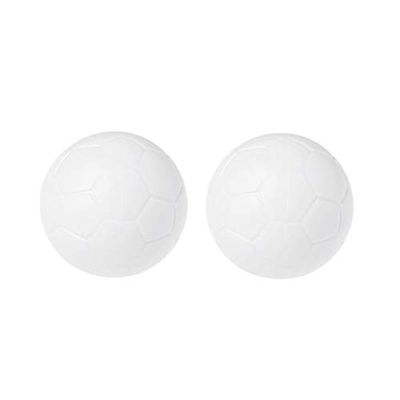 2 Pcs Table Soccer Foosballs Replacement Balls Mini White Official Foosball Replacement Parts Resin Balls Decor