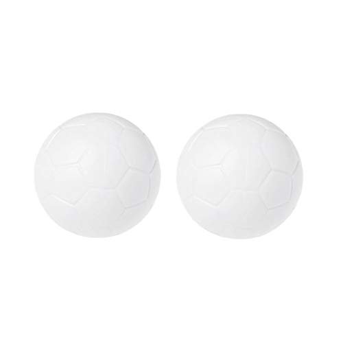 2 Pcs Table Soccer Foosballs Replacement Balls Mini White Official Foosball Replacement Parts Resin Balls Decor