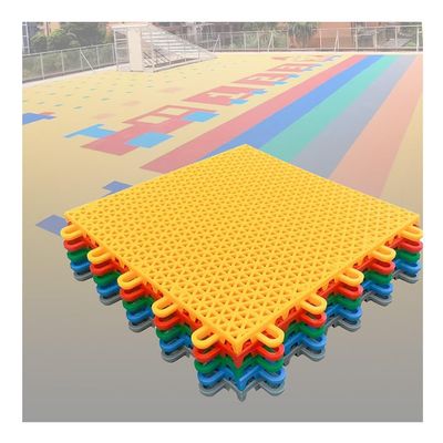 Waterproof Modular Interlocking Floor Tiles, Outdoor Kindergarten Anti-Skid Floor mat, Outdoor Basketball Court Sports Floor mat (Color : Gray-1, Size : 1PCS)