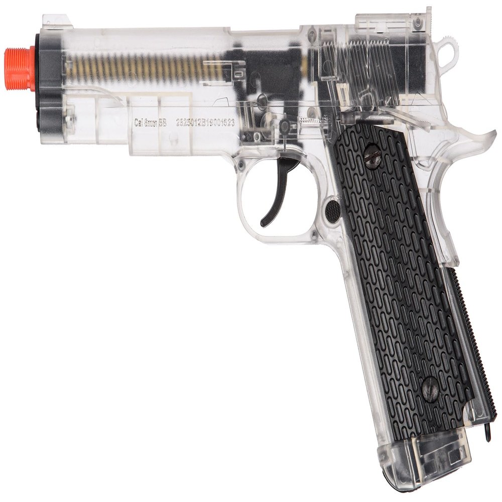GoldenBall x WellFire 460 FPS 1911 CO2 Non-Blowback Pistol (Clear)