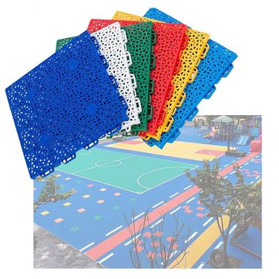 10pcs Modular Interlocking Floor Tiles, Outdoor Weatherproof Sports Flooring, Anti-Skid and Wear-Resistant, 12 x 12 inch (Color : Light Blue)