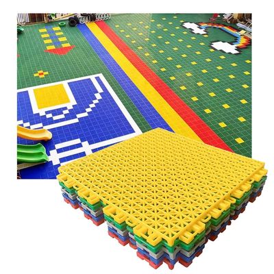 25cm Outdoor Waterproof Modular Interlocking Floor Tiles for School/Kindergarten/Amusement Park, Snap Connection | Easy Installation (Color : Green, Size : 1PCS)