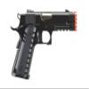 Golden Eagle 3316 Hi-Capa Metal Airsoft Pistol w/Vented Slide- 300 FPS, Color Black/Gold view 2